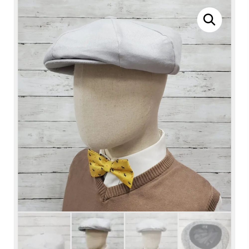 Winner caps linen